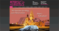 Desktop Screenshot of petersfahrschule.info